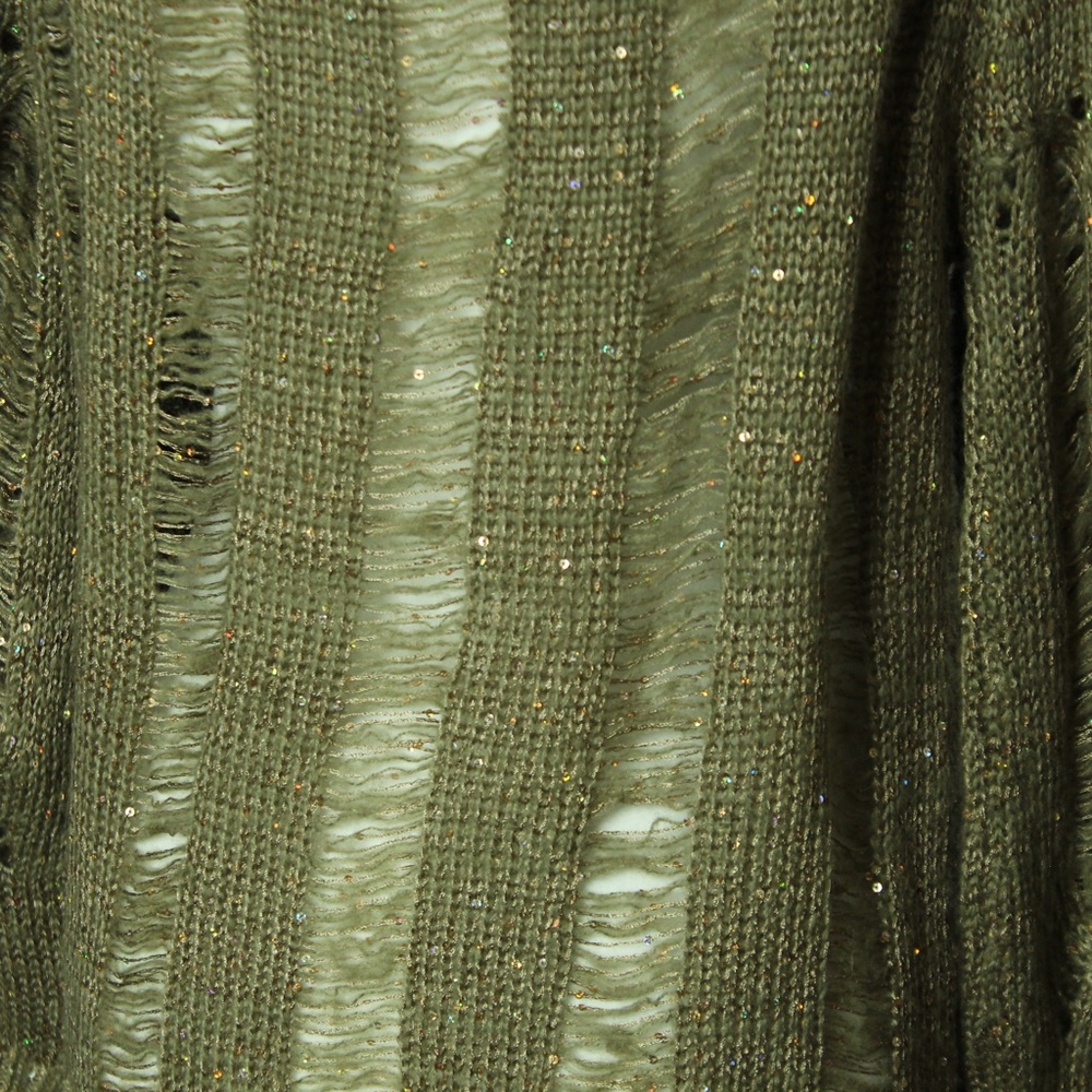 NWT | Chaudry KC | Gold Sequin Sweater | Sz S - Picture 11 of 16